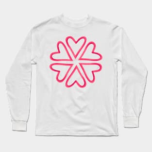 Flower heart Long Sleeve T-Shirt